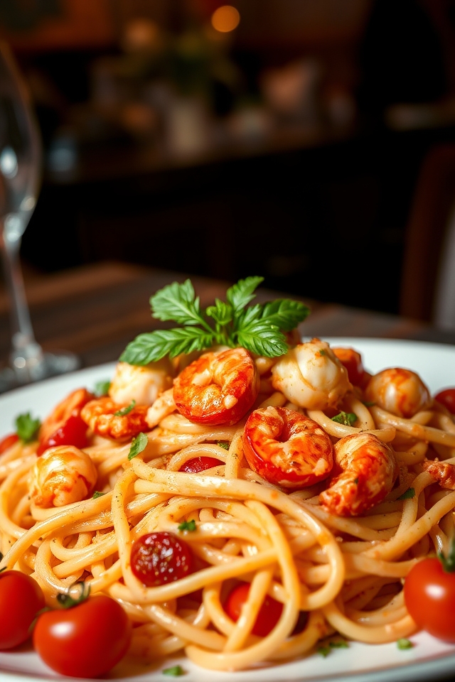lobster pasta with cream