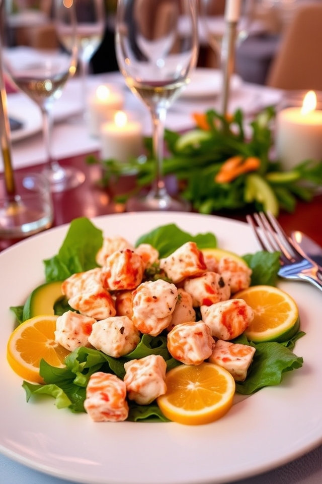 lobster salad with avocado