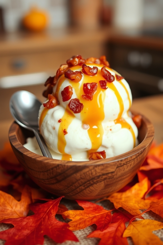 maple bacon frozen custard