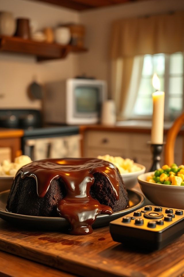molten chocolate nostalgia dessert