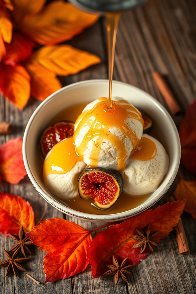 nutmeg ice cream dessert