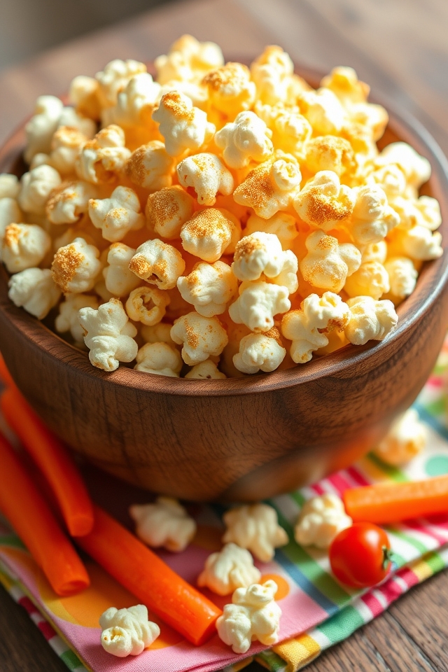 nutritional yeast popcorn snack