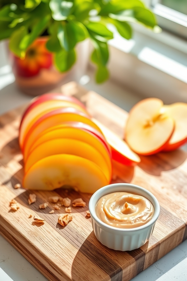 nutritious apple nut snack
