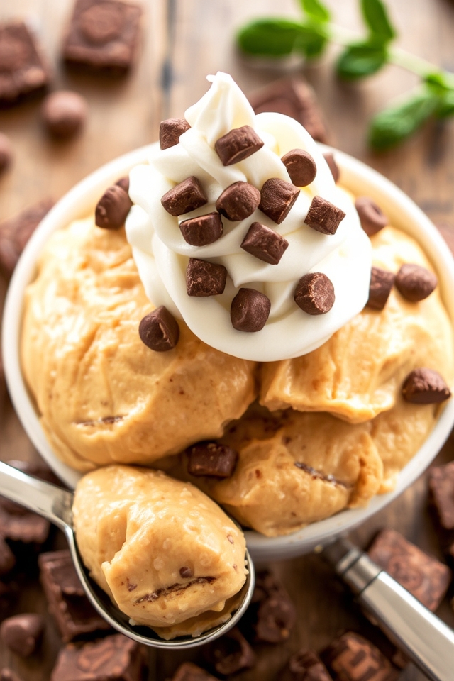 peanut butter chocolate custard