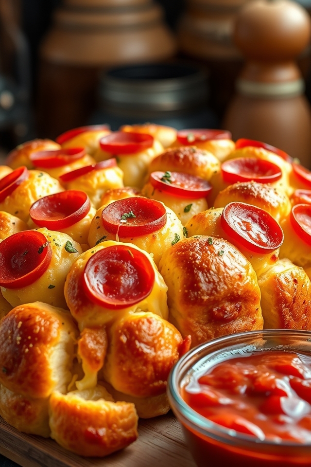 pull apart pepperoni pizza delight