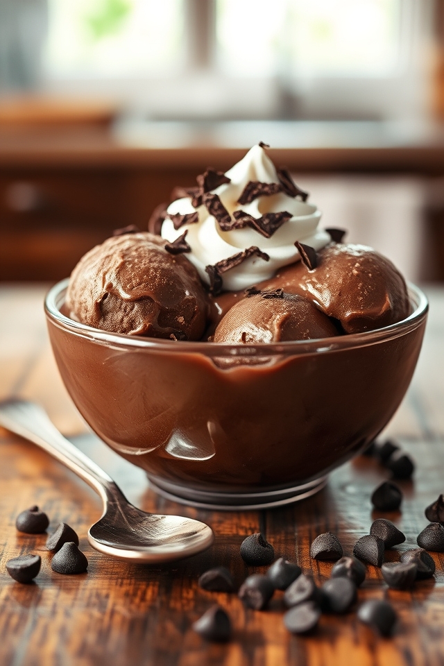 rich chocolate frozen custard