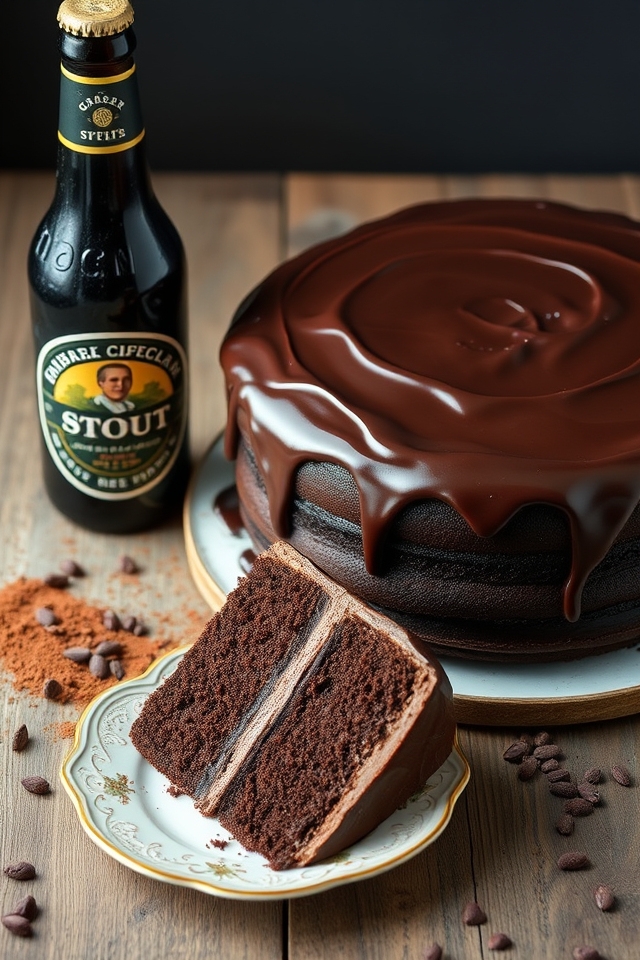 rich stout chocolate dessert