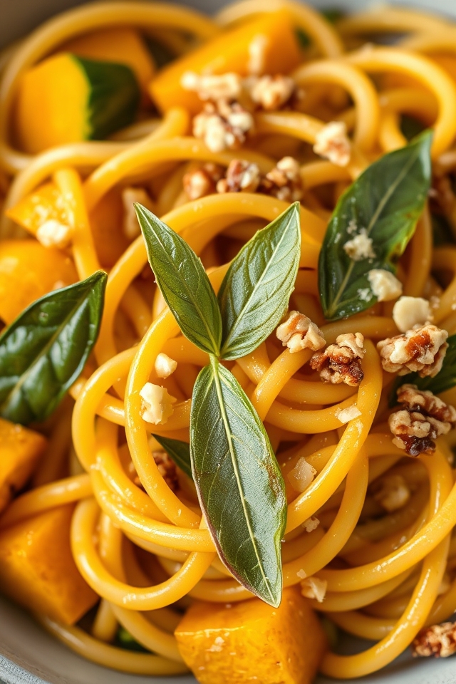 roasted squash pasta delight