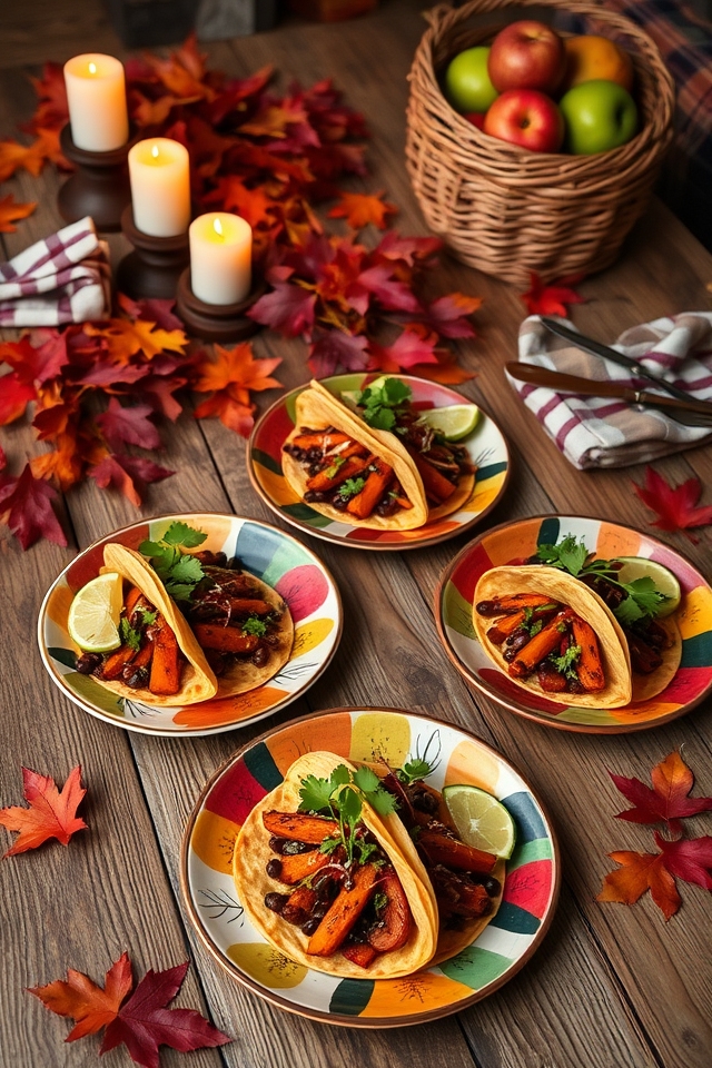 roasted sweet potato tacos
