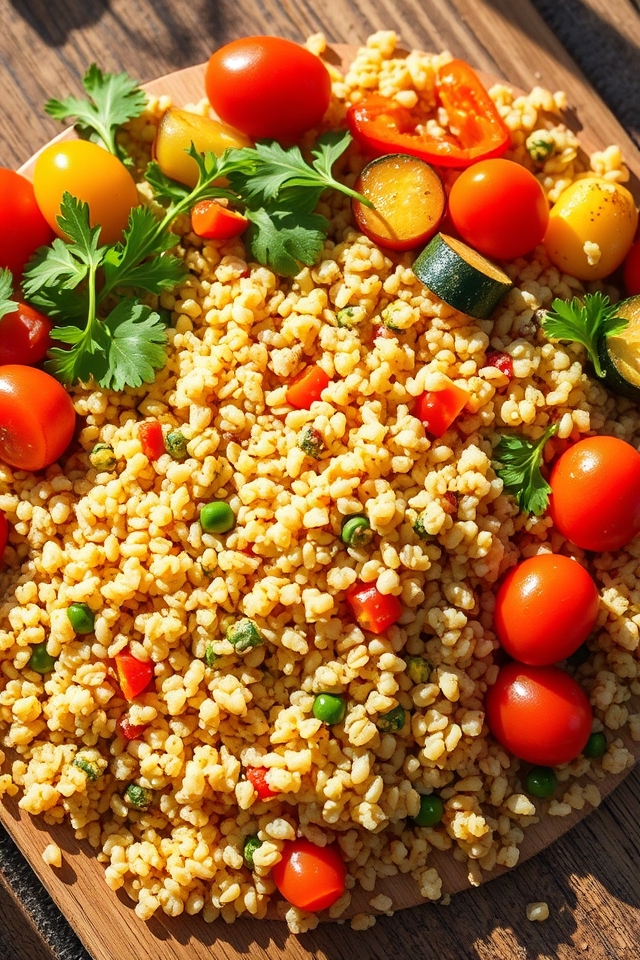 roasted vegetable quinoa salad