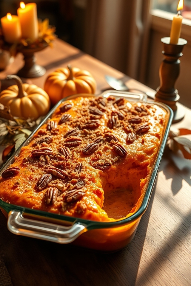 savory autumn sweet potato casserole