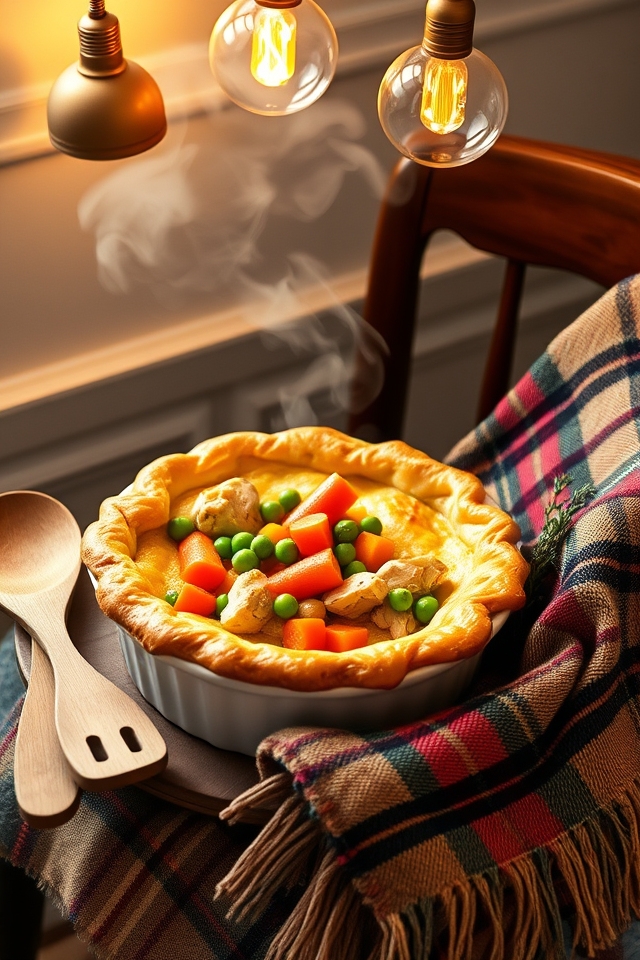 savory chicken flaky crust
