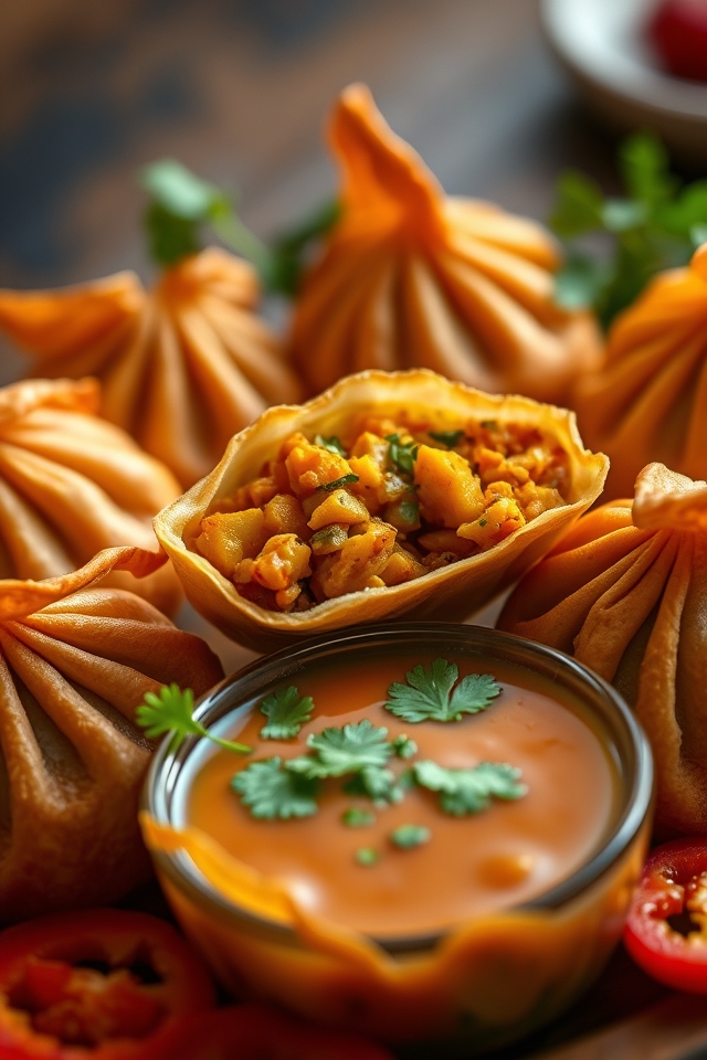savory spiced pastry appetizers