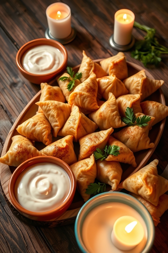 savory stuffed middle eastern pastries