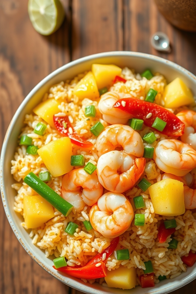 shrimp pineapple fried rice