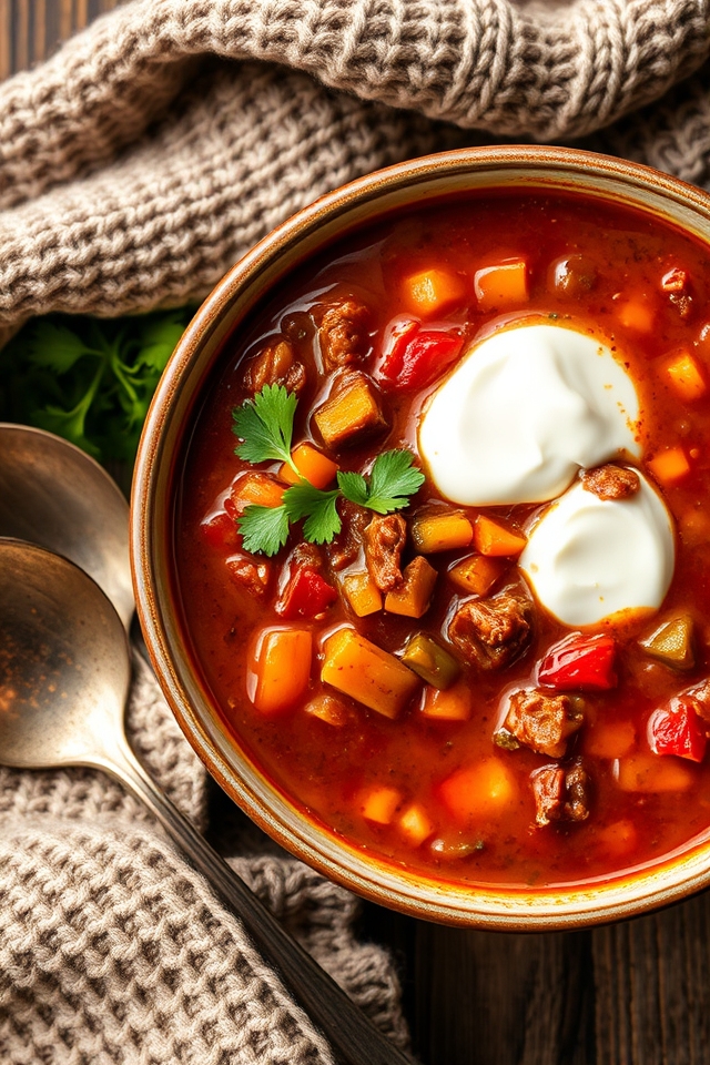 slow cooker chili recipe