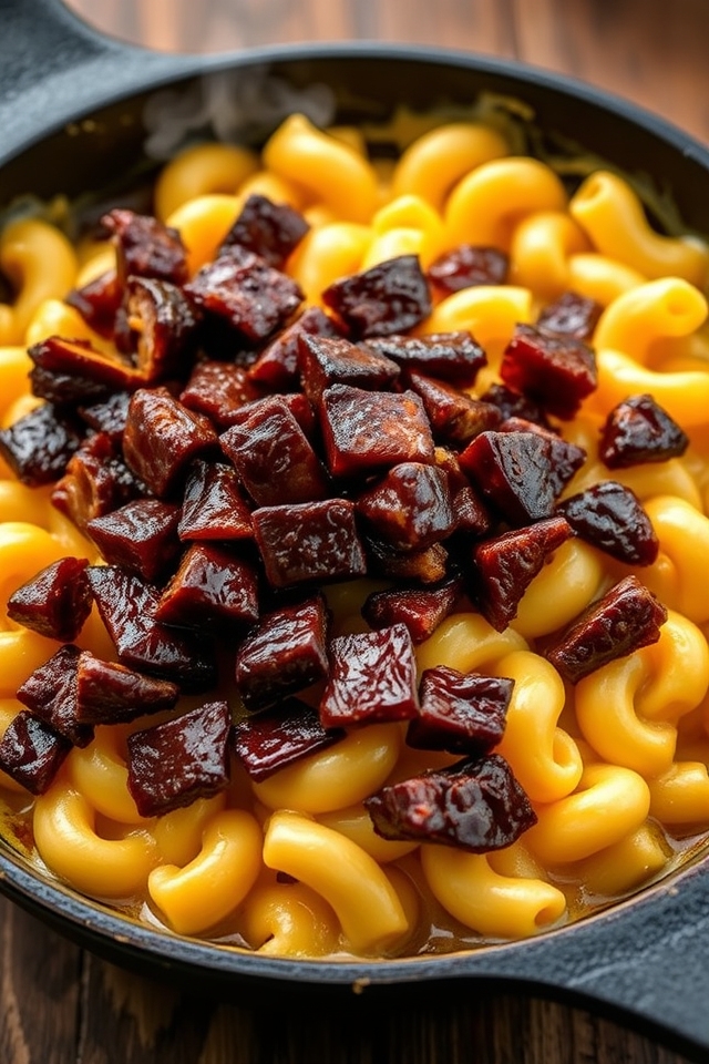 smoky bbq mac and cheese