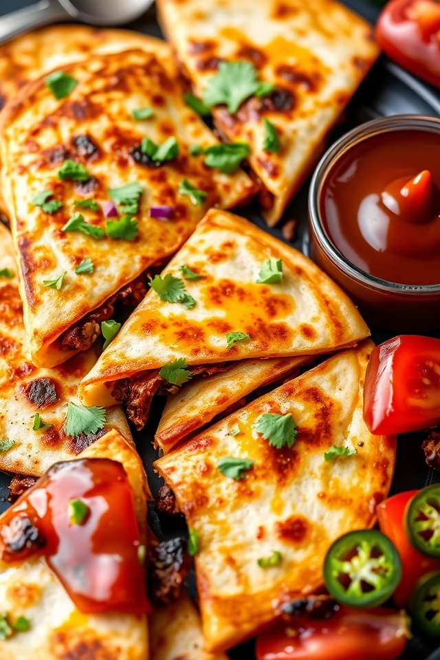smoky meat and cheese