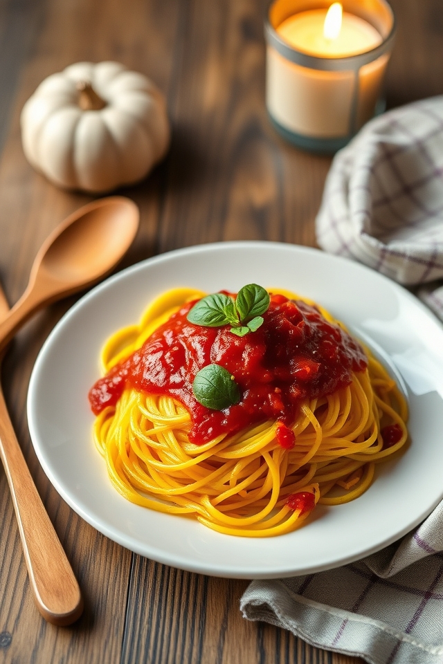 spaghetti squash with marinara