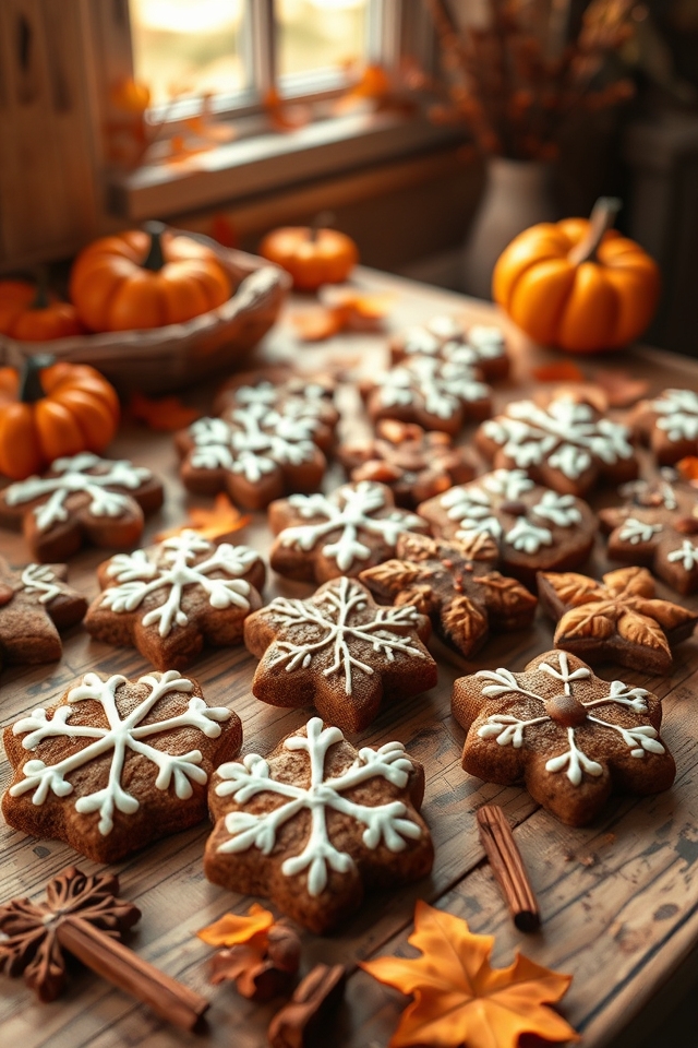 spiced gingerbread cream cheese cookies