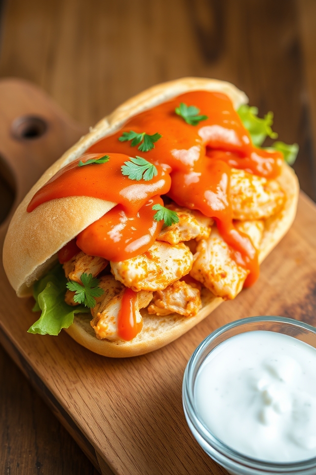 spicy buffalo chicken sandwich