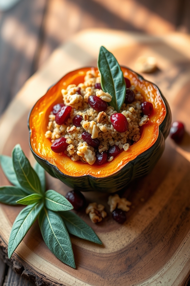 stuffed acorn squash recipe