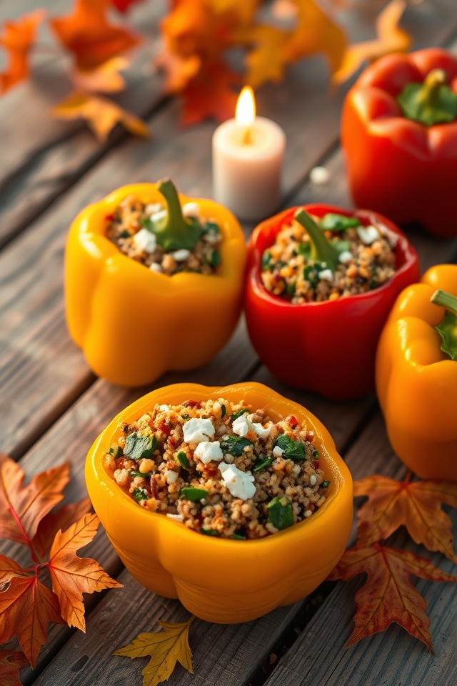 stuffed peppers with quinoa