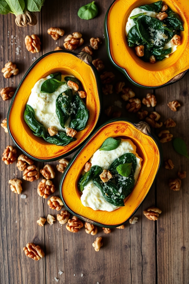 stuffed shells with squash