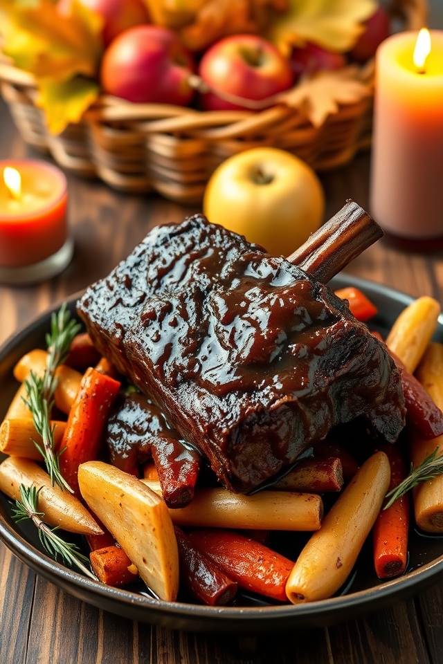 tender braised short ribs