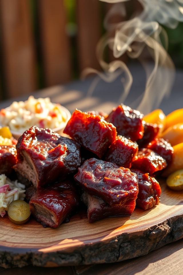 tender smoked brisket bites