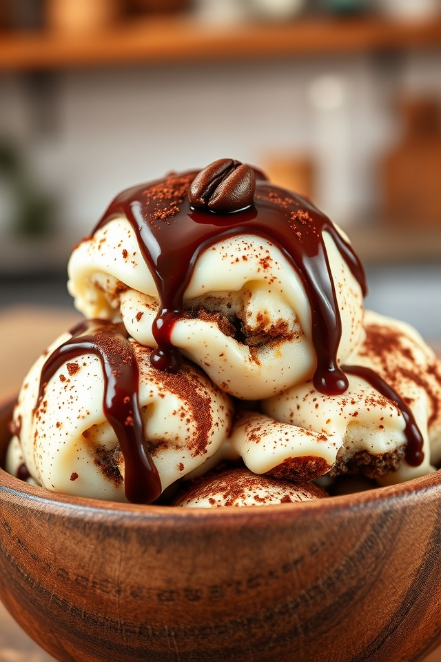 tiramisu inspired coffee ice cream