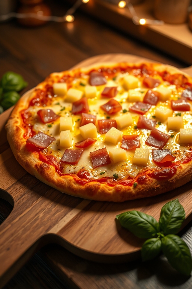 tropical cheese and ham