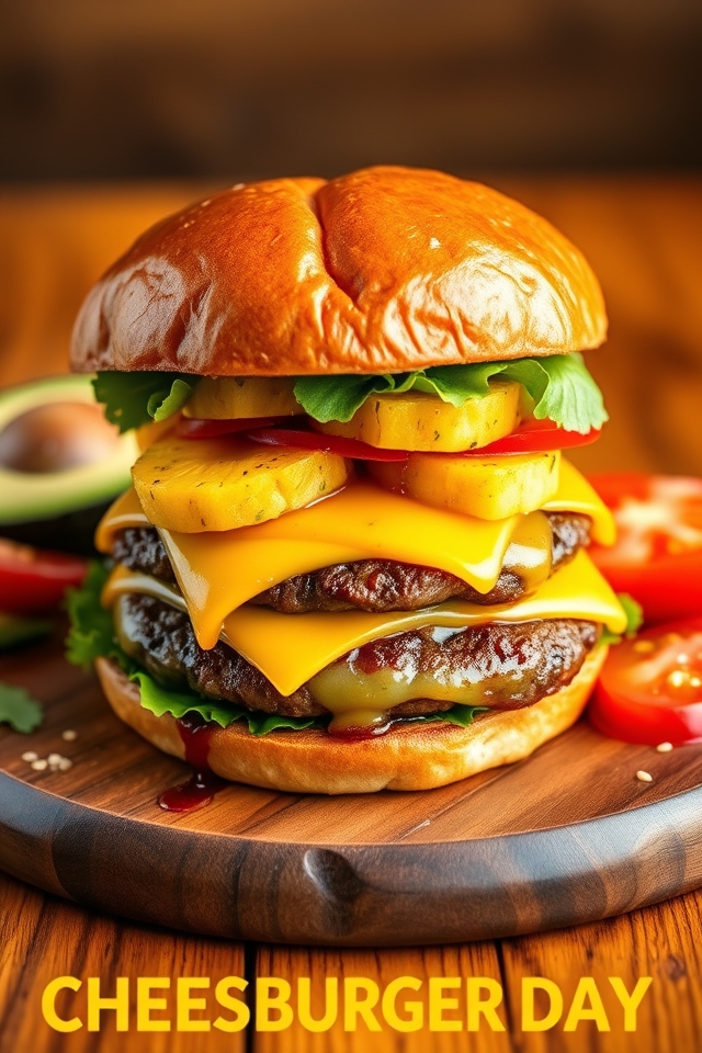 tropical teriyaki burger delight