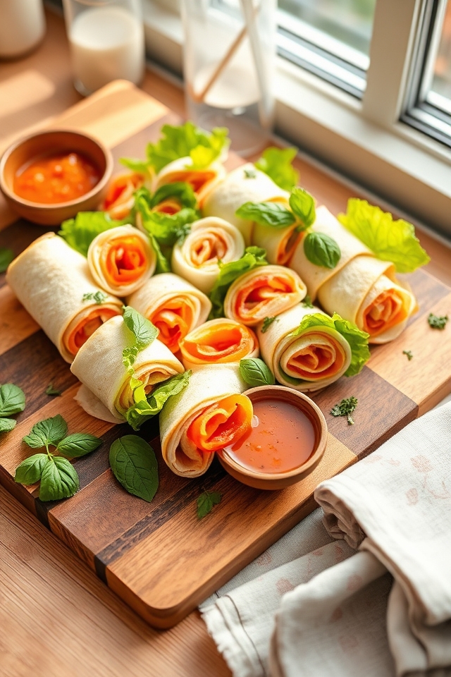 turkey cheese wrap roll ups