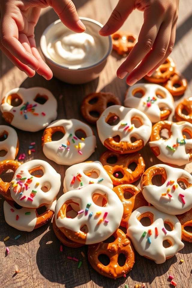 yogurt covered pretzel snacks