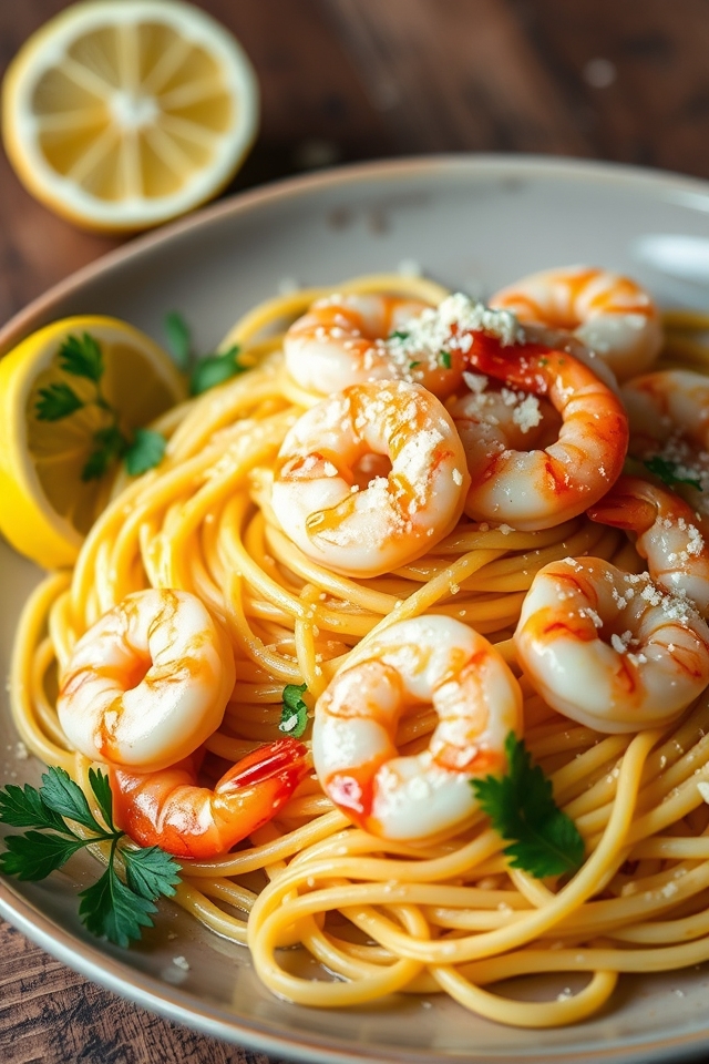 zesty shrimp linguine delight
