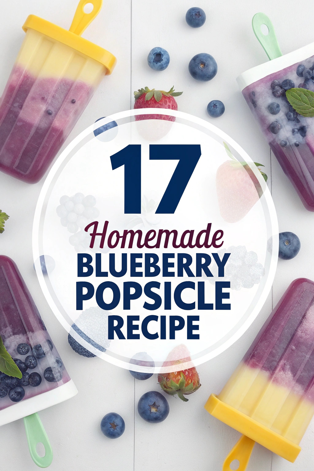17 Homemade Blueberry Popsicle Recipe