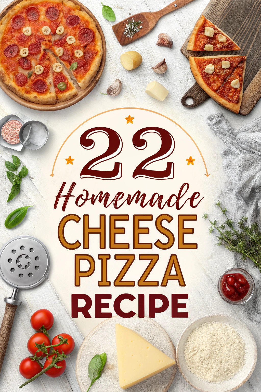 22 Homemade Cheese Pizza Recipe