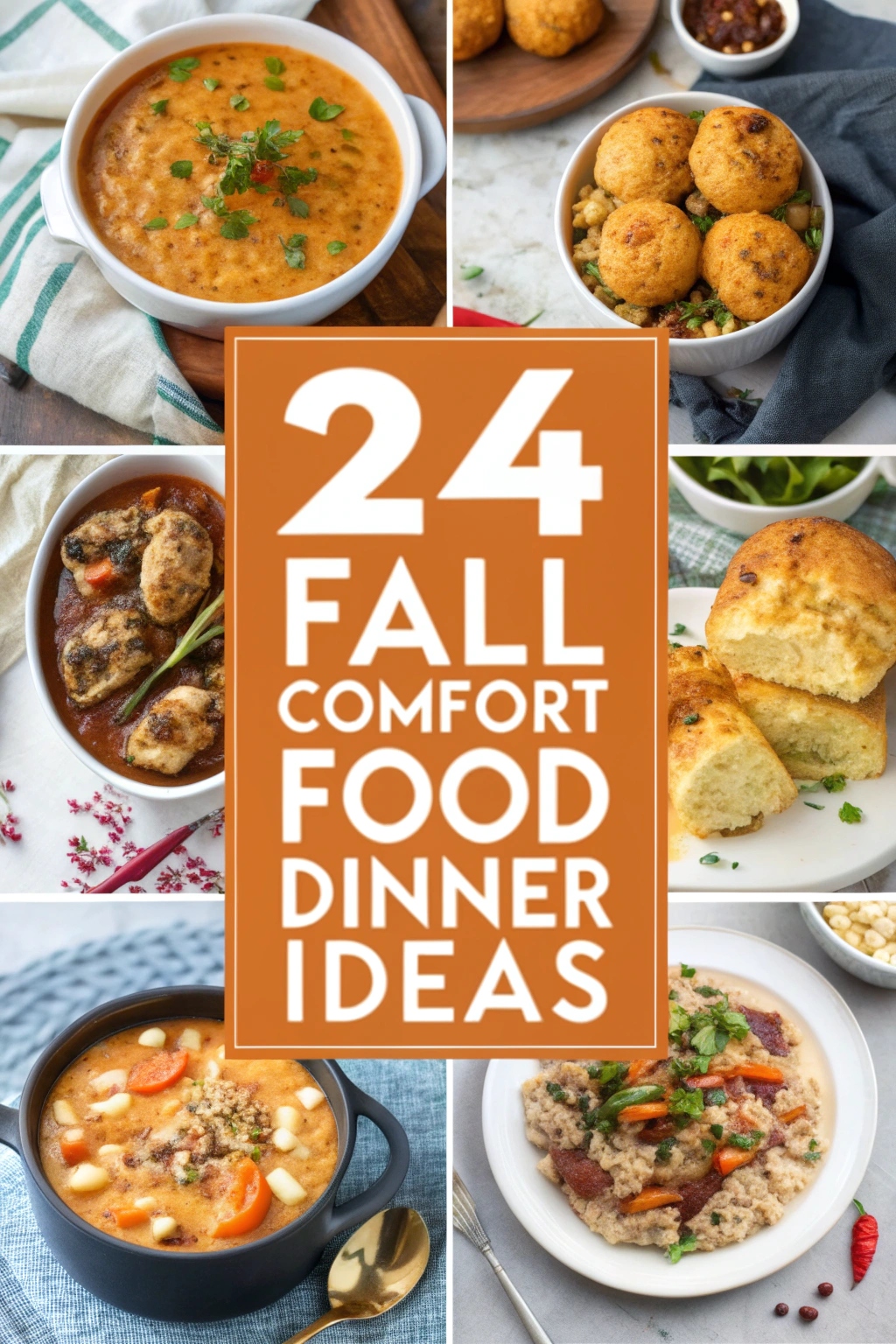 24 Fall Comfort Food Dinner Ideas